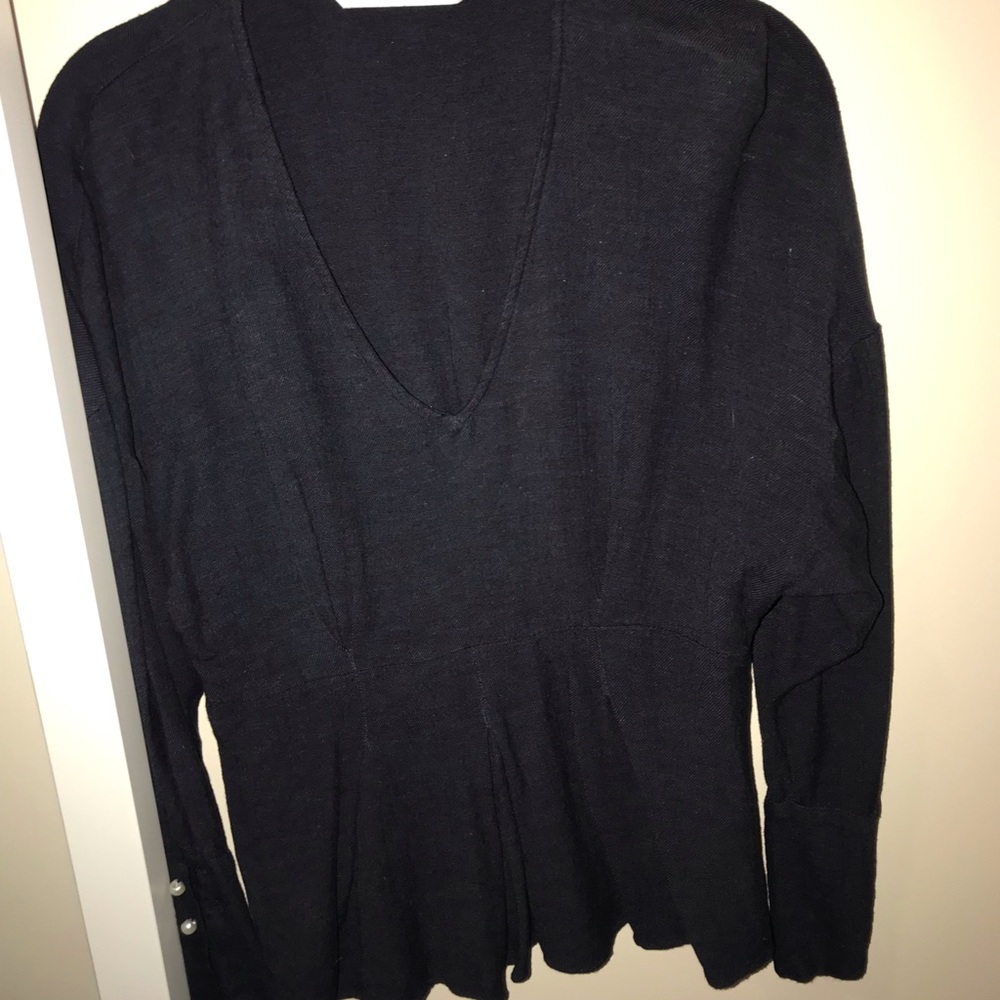 ZARA V-neck blouse